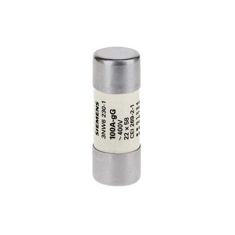 Cartuccia Fusibile Cilindrica Sentron, 22x58 mm, 63 A, gG, Un AC: 500 V