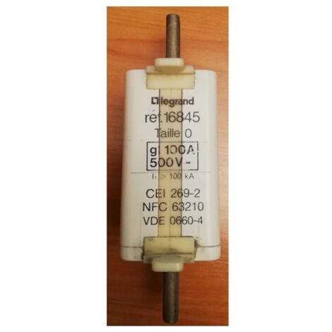 Cartuccia fusibile Legrand 016845 GG - indicatore dimensione 0 - 100 A