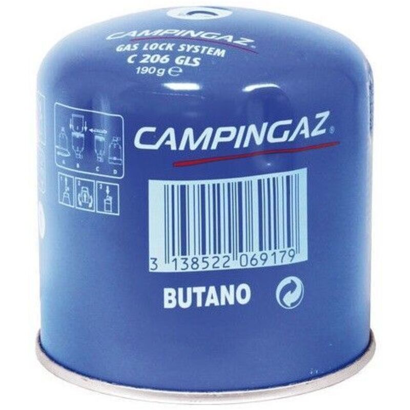 Confezione Da 12 Cartucce Di Butano – 190 G / 190 Cc, Ricarica Per Fornello Da Campeggio E Saldatore, Gas Ad Alta Purezza