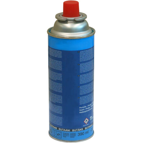 CARTUCCIA GAS A BAIONETTA PER FORNELLO DA TAVOLO E BRUCIAERBA gr. 227 (ml. 390) 28.00 pz