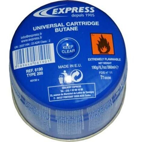GUILBERT EXPRESS Cartuccia gas per lampada - Gr 190 express