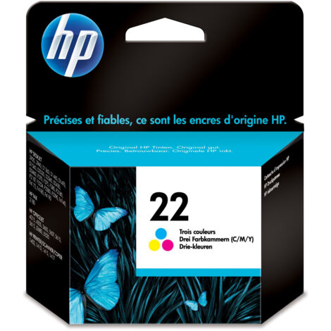 Cartuccia Hp originale 5ml colore (ciano, magenta, giallo) per Deskjet e Officejet 56XX [C9352AE]
