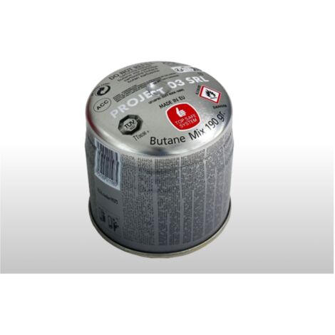 Cartuccia Monouso Gas 190g Compatibile Con Bruciatori A Gas Standard