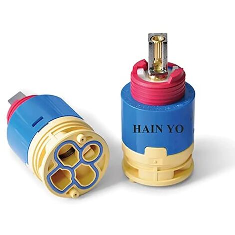 Cartuccia per rubinetto doccia in ceramica con bilanciamento della pressione JL02BJ, cartuccia di ricambio per rubinetto doccia da 40 mm per rubinetti per vasca e doccia