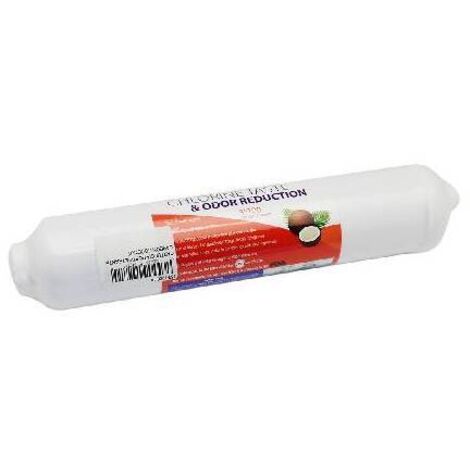 CARTUCCIA POST-FILTRANTE CARBON COCONUT H. 10" attacco ad incastro
