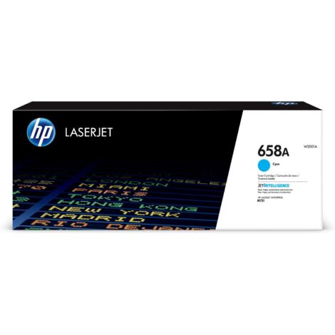 Cartuccia Toner Ciano Originale HP 658A per LaserJet Enterprise M751