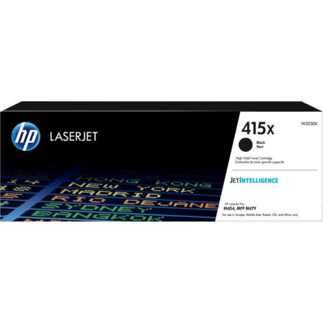 Cartuccia toner HP 415X Nero ad alta capacit� originale per stampanti HP LaserJet Pro M454/M479