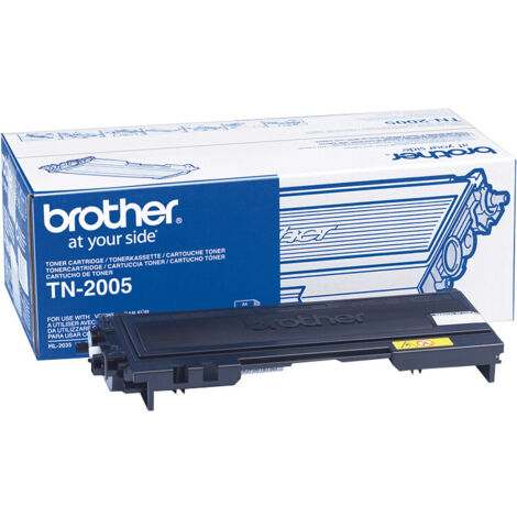 Cartuccia Toner Originale Brother TN-2005 Nero ad Alta Prestazione per Stampanti Laser