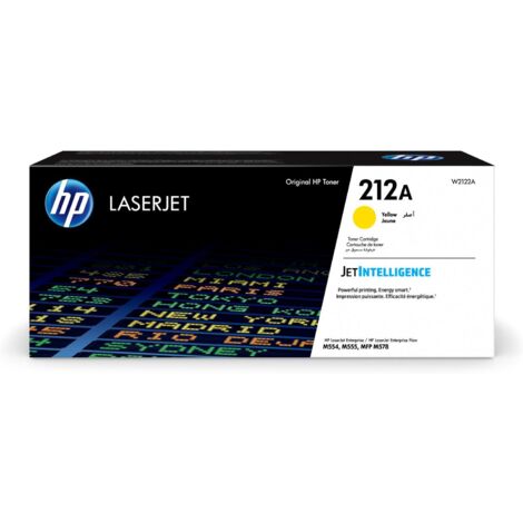 Cartuccia Toner Originale Giallo Hewlett Packard HP 212A (W2122A) per Stampanti LaserJet