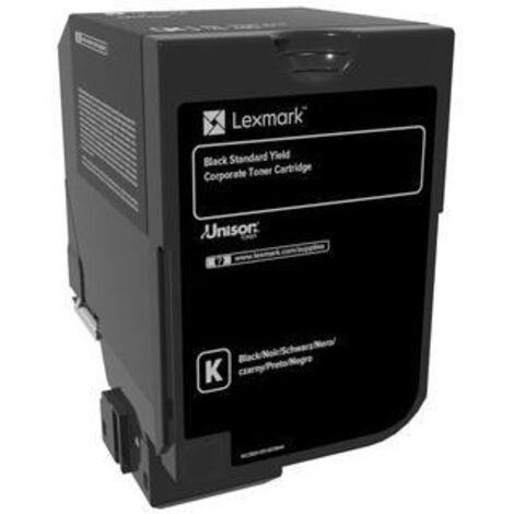 Cartuccia toner originale Lexmark 74C2SKE Nero da 7.000 pagine per stampanti CS720, CS725 e CX725