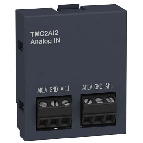 Cartucho 2 entradas analógicas TMC2AI2 M221C de Schneider