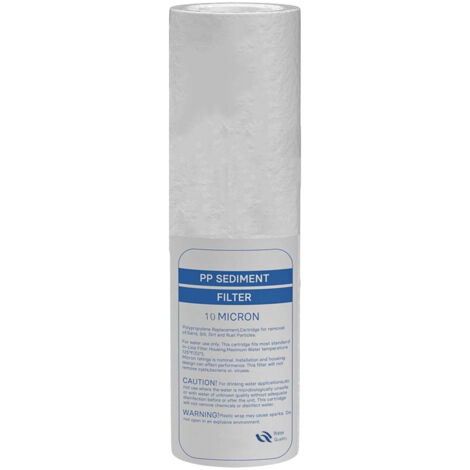 Cartucho contra sedimentos 10 micras para filtro de puerta 9-3/4-10 pulgadas