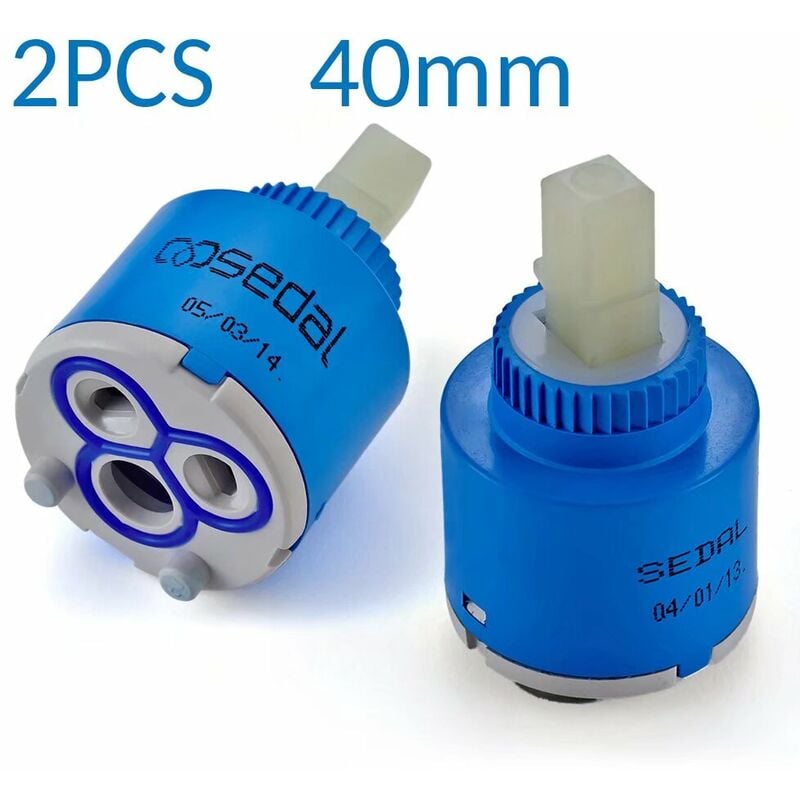 

Cartucho de cerámica de 2 piezas de 40 mm para accesorios de una mano - Cecipa