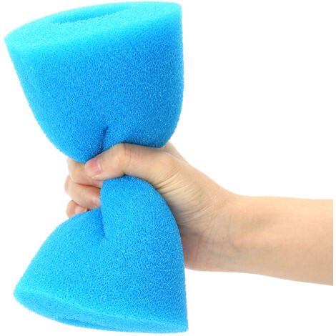 Cartucho de filtro de esponja para piscina Intex Tipo A1 – Esponja de filtro de espuma reutilizable, lavable, pieza de repuesto, azul, PU, 20 x 10 x 4 cm