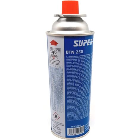 Cartucho de gas 100% butano para cocina portátil de camping - 250 BTN  SEH003800