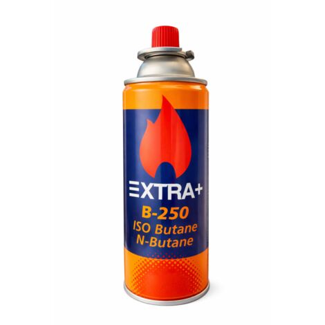 Cartucho de Gas B-250 227g  Mezcla ISO-Butano Alta Eficiencia  Para Cocina Portátil, Hornillo Camping y Soplete  CP250