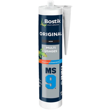 Cartucho de polímero negro híbrido MS9 Bostik