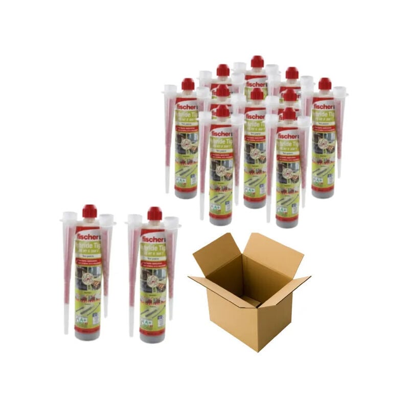 

Cartucho de resina FIS HT 300T, caja de 10+2 gratis, tono piedra (sellador químico)