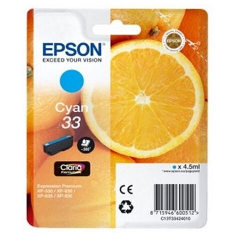 Cartucho de Tinta Compatible Epson C13T33434012 Magenta
