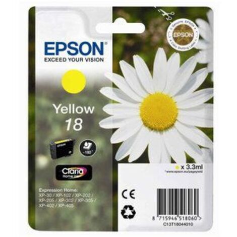 Cartucho de Tinta Compatible Epson Cartucho Epson 18 amarillo Amarillo