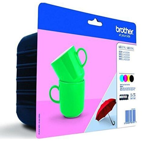 Cartucho de Tinta Original Brother LC-227XL Alta Capacidad Multipack/ Cian/ Magenta/ Amarillo/ Negro