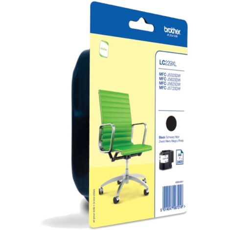 Cartucho de Tinta Original Brother LC-229 XL Alta Capacidad/ Negro