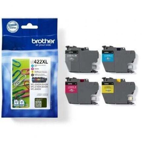 Cartucho de Tinta Original Brother LC-422XL Alta Capacidad Multipack/ Cian/ Magenta/ Amarillo/ Negro