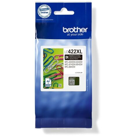 Cartucho de Tinta Original Brother LC-422XLBK Negro