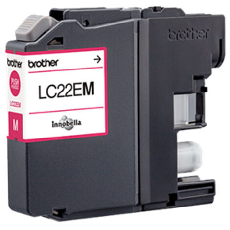 Cartucho de Tinta Original Brother LC22EM XL Alta Capacidad/ Magenta