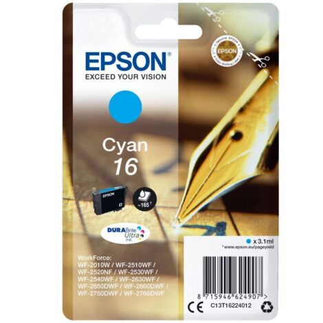 Cartucho de Tinta Original Epson 16 Cian