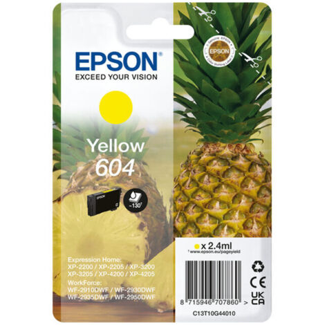 Cartucho de Tinta Original Epson 604 Amarillo