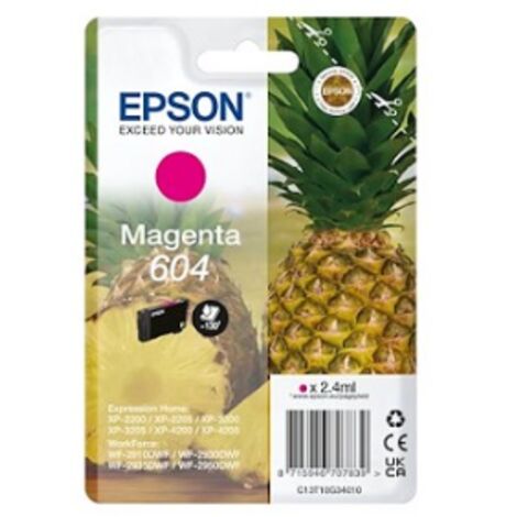 Cartucho de Tinta Original Epson 604 Magenta