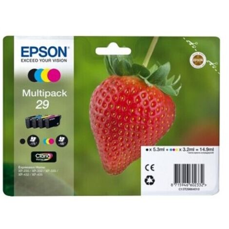 Cartucho de Tinta Original Epson Multipack 29 Amarillo Negro Cian Magenta