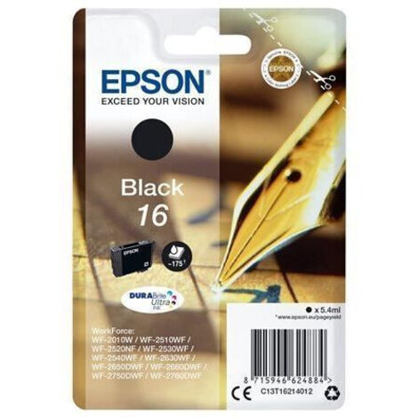 Cartucho de Tinta Original Epson nº16/ Negro