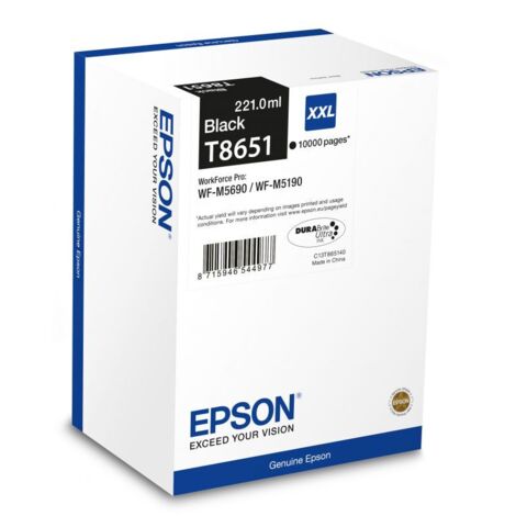 Cartucho de Tinta Original Epson T8651 Negro