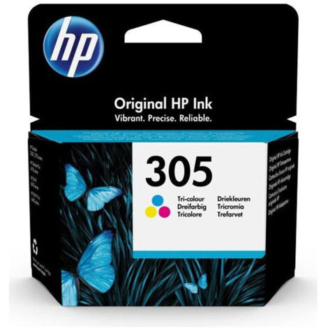Cartucho de Tinta Original HP 305 Cian/Magenta/Amarillo