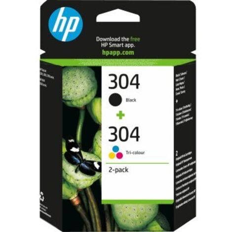 Cartucho de Tinta Original HP 3JB05AE Negro Multicolor (2 Unidades)