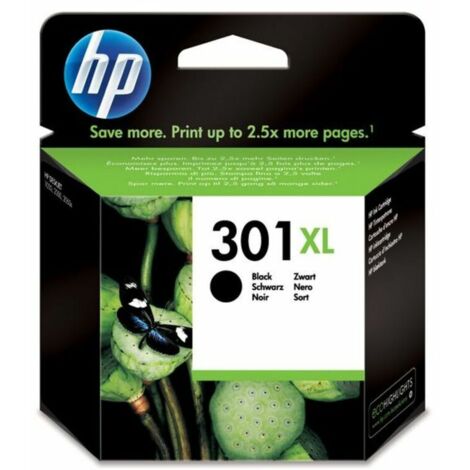 Cartucho de Tinta Original HP nº301 XL Alta Capacidad/ Negro
