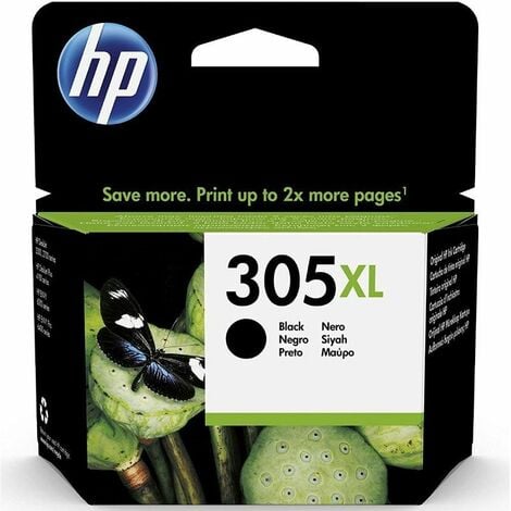 Cartucho De Tinta Original Hp Nº305 Xl Alta Capacidad/ Negro