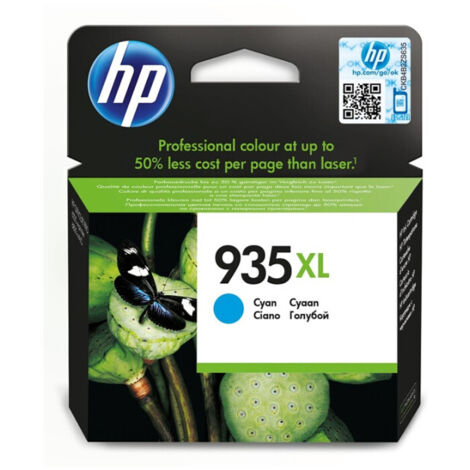 Cartucho de Tinta Original HP nº935 XL Alta Capacidad/ Cian