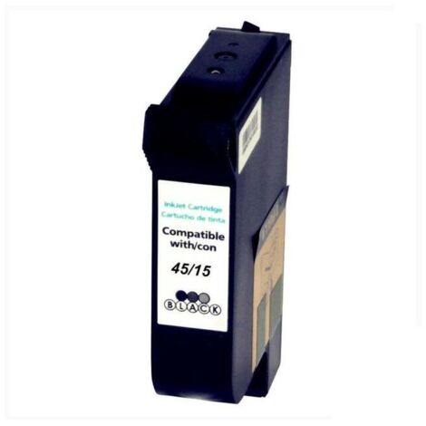 Cartucho de tinta pigmentada genérico HP 45/15 (51645AE/C6615DE) de alta calidad.
Adecuado para uso en las siguientes impresoras:
HP Color Copier 110