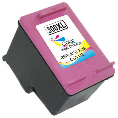 Cartucho de tinta remanufacturado HP 300XL (CC643EE/CC644EE) de alta calidad.
Adecuado para uso en las siguientes impresoras:
HP DeskJet D1600
HP Des