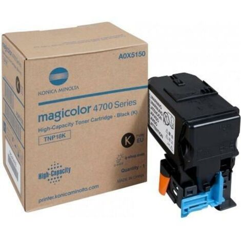 Cartucho de toner Konica Minolta A0X5150 cartucho de tóner 1 pieza(s) Original Negro A0X5150