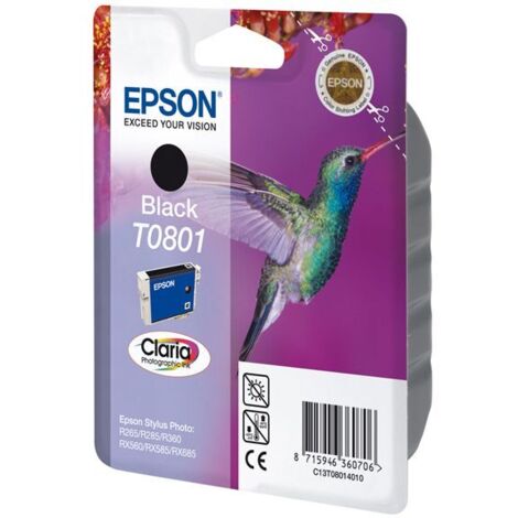 CARTUCHO EPSON T0801 NEGRO C13T08014011