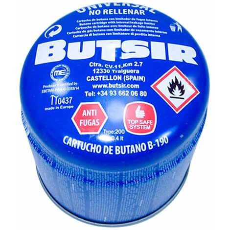 Cartucho gas 0,190 kg ce en 417