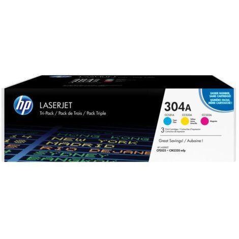 Cartucho HP 304A Multipack CF372AM - Compatibilidad y Rendimiento