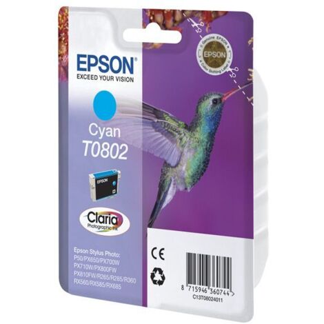 Cartucho tinta epson c13t08024011 px810fw cian