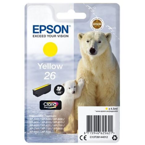 Cartucho tinta epson t261440 amarillo xp - 600