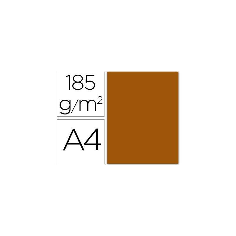

Liderpapel - Cartulina guarro din a4 marron chocolate 185 gr paquete 50 h
