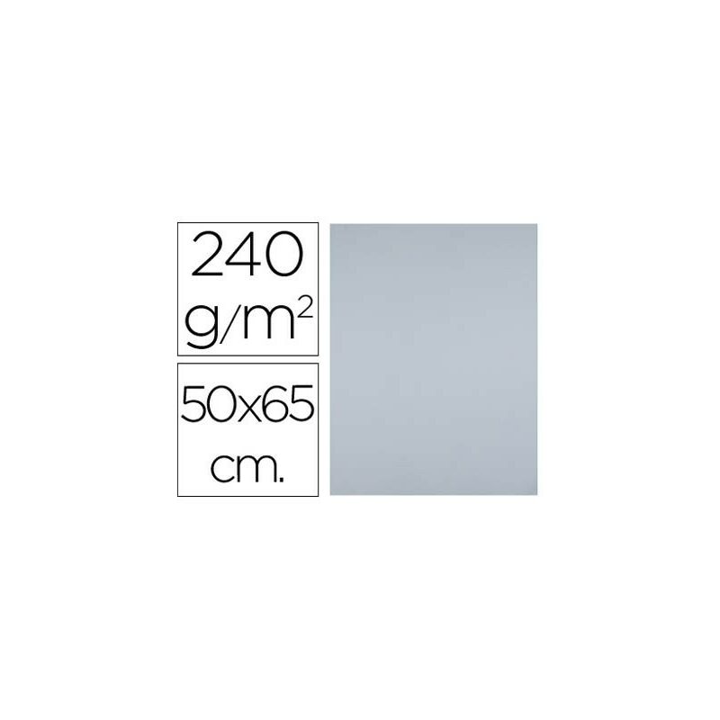 

Cartulina 50x65 cm 180 gr gris unidad (pack de 125 uds.) - Liderpapel